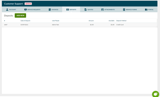 Razorsync deposit history